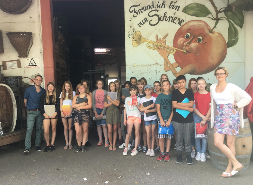 Besuch beim Obsthof Jäck zum Thema regional und saisonal