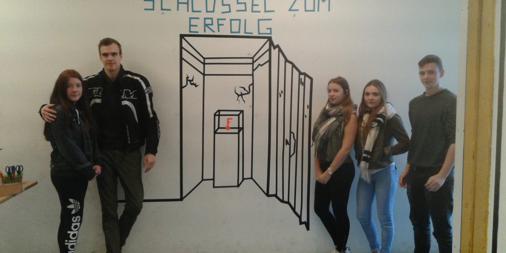 Gruppen-Tape-Art-Motiv_Schlüssel zum Erfolg_10b