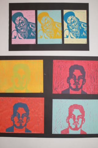 Linoldruck_Porart Klasse 9c (4)
