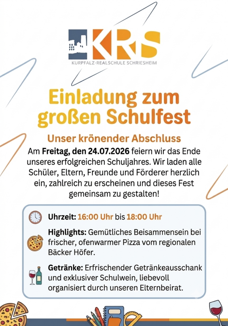 Elternbrief zum Schuljahresende