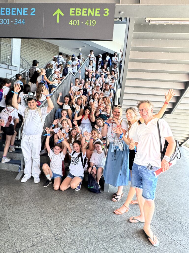 Kurpfalz-Realschule singt bei 6K UNITED! – Ein unvergessliches Gemeinschaftserlebnis